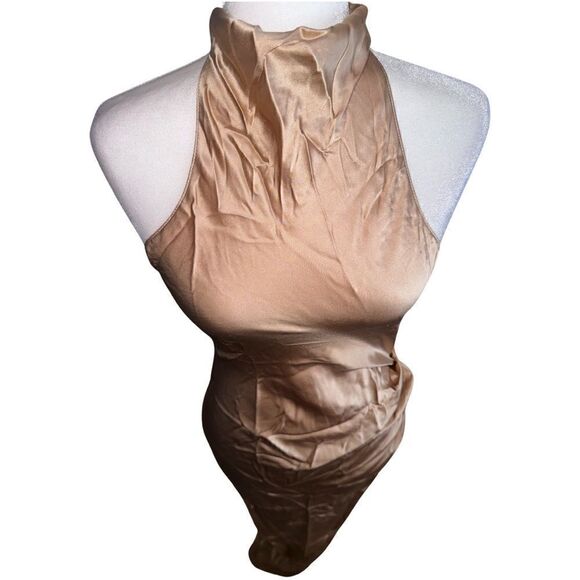 Amanda Uprichard All Silk Samba Gown in Toffee Size XS - Picture 5 of 7